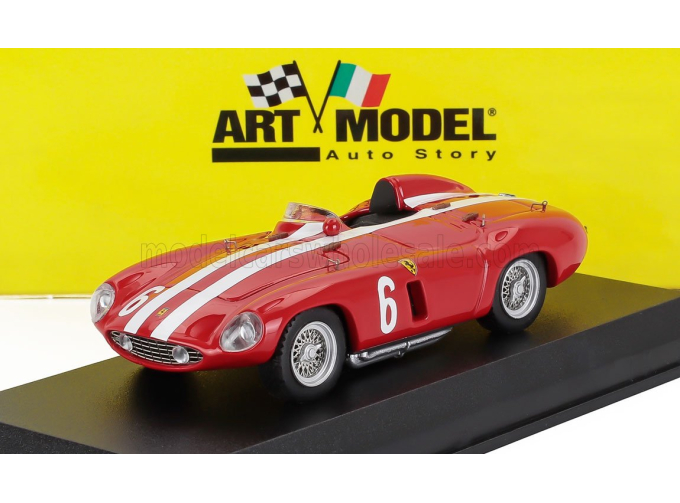 FERRARI 750 Monza Spider S/n.0554 №6 Eifelrennen Nurburgring (1955) Masten Gregory, Red White