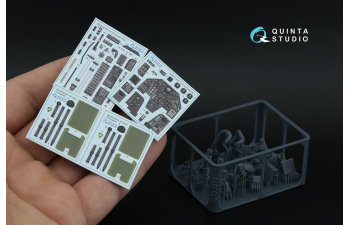 3D Декаль интерьера кабины AH-1W (Trumpeter) (с 3D-печатными деталями)