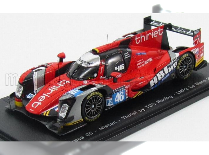 ORECA 05 Nissan Team Thiriet By Tds Racing N46 24h Le Mans (2015) P.Thiriet - L.Badey - T.Gommedy, Red White