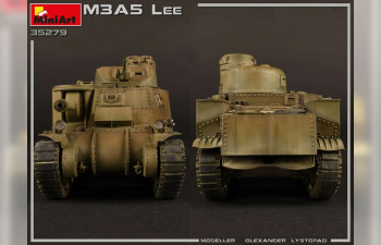 Сборная модель Танк M3A5 LEE