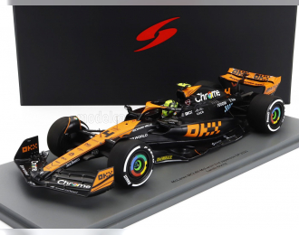 McLAREN F1 Mcl60 Team Mclaren №4 2nd Japan Gp (2023) Lando Norris, Orange Blue Black