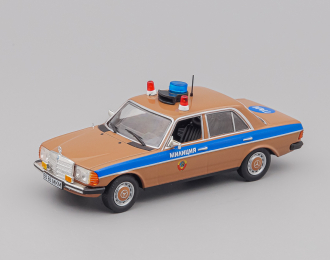 MERCEDES-BENZ W123 ГАИ города Москва СССР, Полицейские Машины Мира 59, коричневый