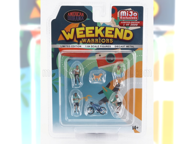 FIGURES Set 6x Weekend Warriors, Various