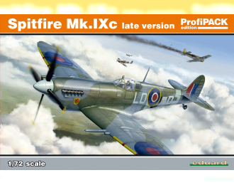 Сборная модель Британский истребитель Supermarine Spitfire MK.IXc (поздняя версия)