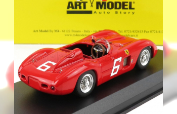 FERRARI 500tr Ch0612 №6 Winner Preliminary Smartt Field (1956) E.lunken, red