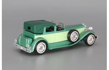 DUESENBERG Model J (1930), green / light green