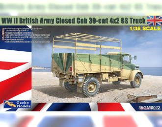 Сборная модель WWII British Army Closed Cab 30-cwt 4x2 GS Truck