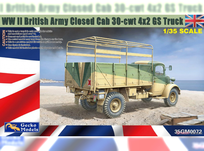 Сборная модель WWII British Army Closed Cab 30-cwt 4x2 GS Truck