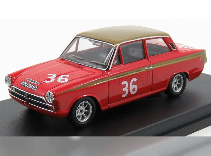 FORD Lotus Cortina №36 Snetterton (1966) J.Stewart, Red Gold