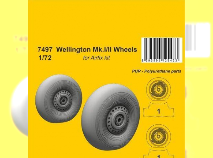 Wellington Mk.II Wheels / for Airfix kit