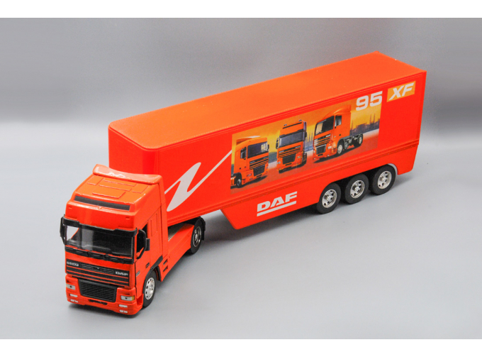 DAF 95XF с полуприцепом, orange