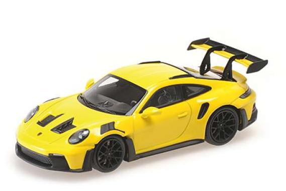 PORSCHE 911 (992) GT3 RS (2024), yellow with black wheels