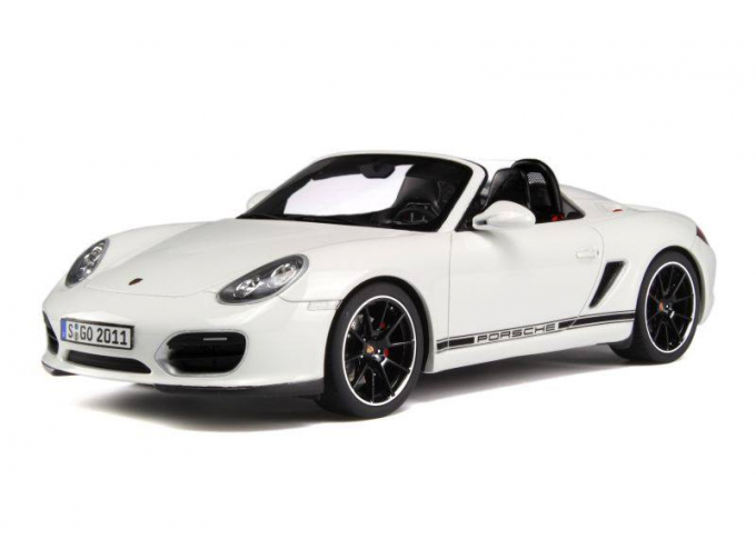 PORSCHE Boxster Spyder, белый