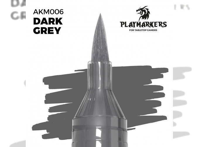 Маркер акриловый PLAYMARKER - Тёмно-серый / DARK GREY – PLAYMARKER