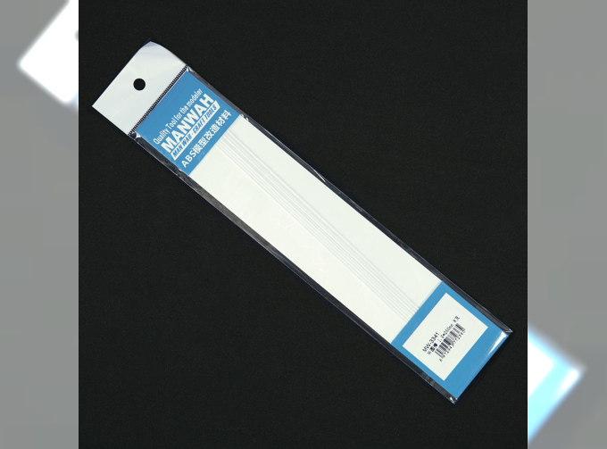 Пластиковый профиль полукруглый пруток 1,5мм*250мм 8шт