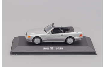 MERCEDES-BENZ 500 SL (1989), Mercedes-Benz Offizielle Modell-Sammlung 36, silver