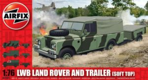 Сборная модель Lwb Landrover (Soft Top) and Trailer