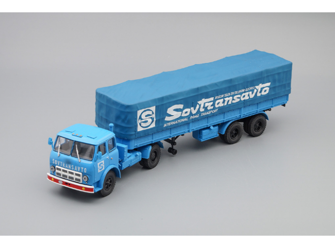 Минский 504В с полуприцепом 5205А SovTransavto, голубой
