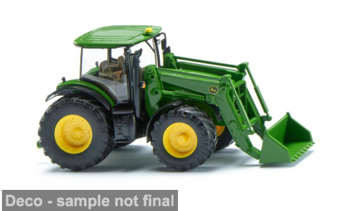 John Deere 7260R Фронтальный погрузчик,green