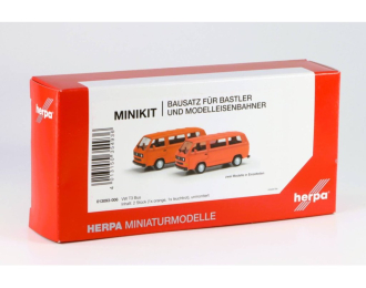 Сборная модель Volkswagen T3 Bus, 2шт