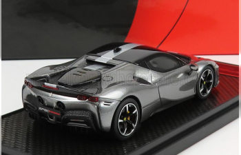 FERRARI Sf90 Stradale Hybrid 1000hp Pack Fiorano (2020), Grey Met - Silver