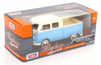 VOLKSWAGEN T1 Type 2 Double Cab Pick-up (1962), Ligth Blue White