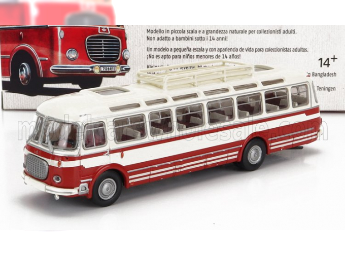 SKODA 706 Rto Lux Autobus (1958), Red White