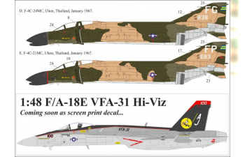 Декаль для F-4C Phantom-II