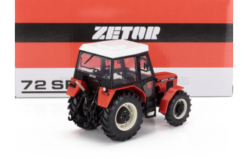 ZETOR 7245 4wd Tractor (1969), Red White