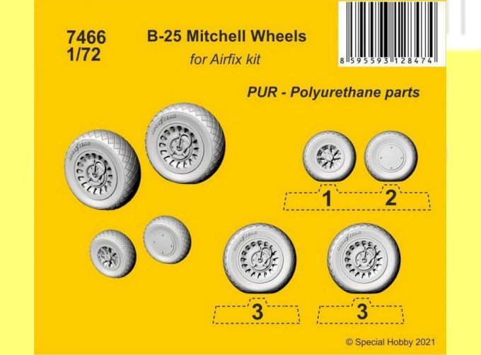 B-25 Mitchell Wheels