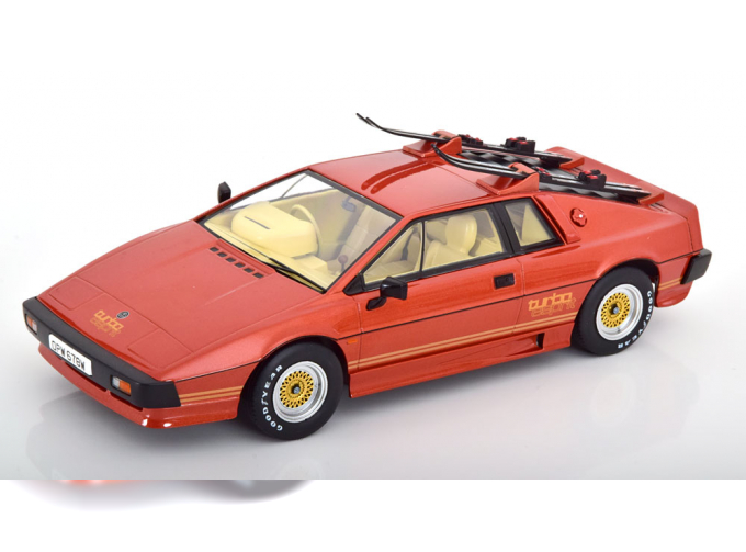 LOTUS Esprit Turbo Movie Version with Ski (1981), copper golden