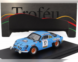 RENAULT Alpine A110 №17 7th Rally Ypres (1977) Maurice Nusbaumer - Annie Gourdain, Light Blue