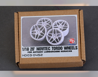 Набор для доработки - Диски 20' Novitec Torado Wheels ( для моделей Autoart Lamborghini Huracan)