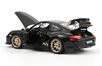 PORSCHE 911 GT3 RS Coupe (997 II) (2009), Black/Gold Metallic