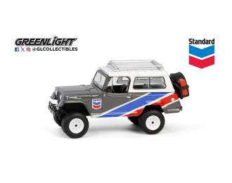 JEEP Jeepster Commando 4x4 с внедорожным оснащением "Chevron" 1970 Grey/Blue/Red/White