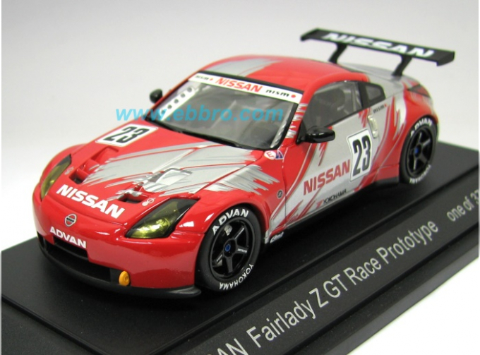 NISSAN Fairlady Z GT Race Prototype, silver / red