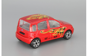 FIAT Panda, flame red