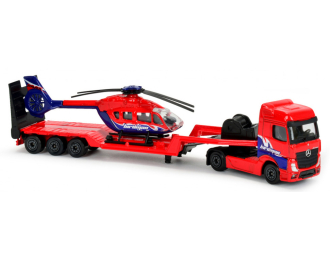MERCEDES-BENZ Actros, red / blue