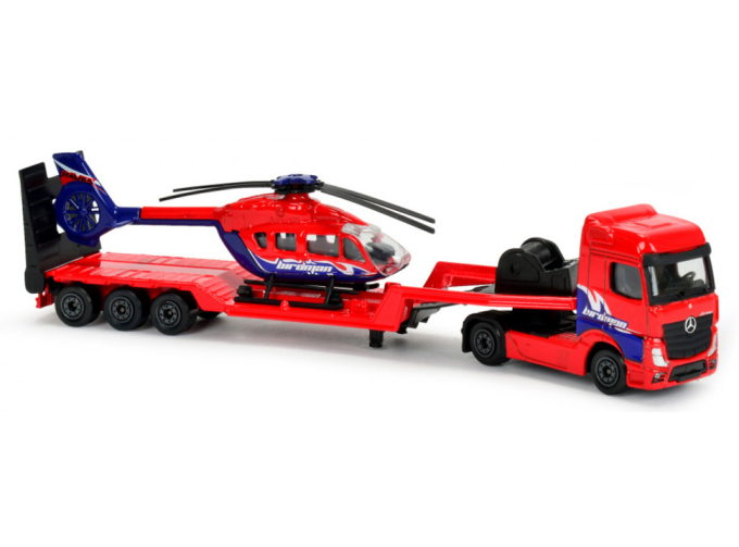 MERCEDES-BENZ Actros, red / blue