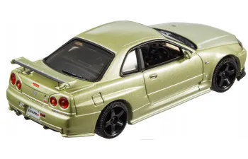 NISSAN Skyline GT-R (BNR34) V-Spec II Nismo Parts, light green metallic