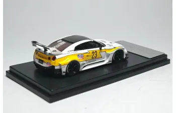 NISSAN LB GTR GT Flash Ver. 2, white/yellow