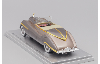 ROLLS ROYCE Phantom Iii Labourdette Vutotal Cabriolet Open (1947), grey / gold metallic