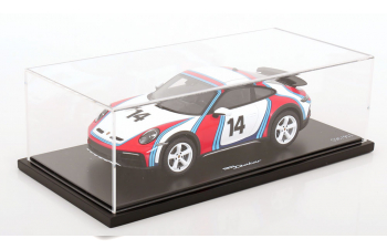 PORSCHE 911 (992) Dakar Martini Design (2023), white red blue