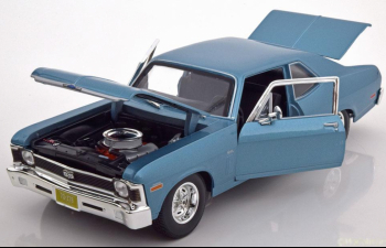 CHEVROLET Nova SS Coupe (1970), light blue
