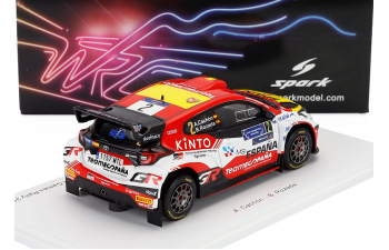 TOYOTA Yaris Gr Rally2 Team Teo Martin Motorsport N 2 Winner Rally Fia Motorsport Games Valencia (2024) Alejandro Cachon - Borja Rozada, Red White Yellow