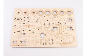 Сборная модель Камский грузовик 53501 бортовой с тентом