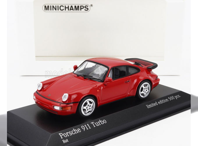 PORSCHE 911 964 Turbo Coupe (1990), Red