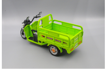 Трицикл электро, светло-зелёный, 24 см