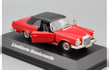 MERCEDES-BENZ 280 SE 3,5 Cabriolet, red / black