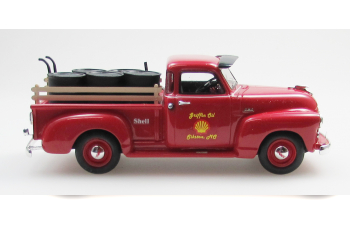 GMC Series 100 5-Window pickup (1953) - Shell gasoline delivery truck, red